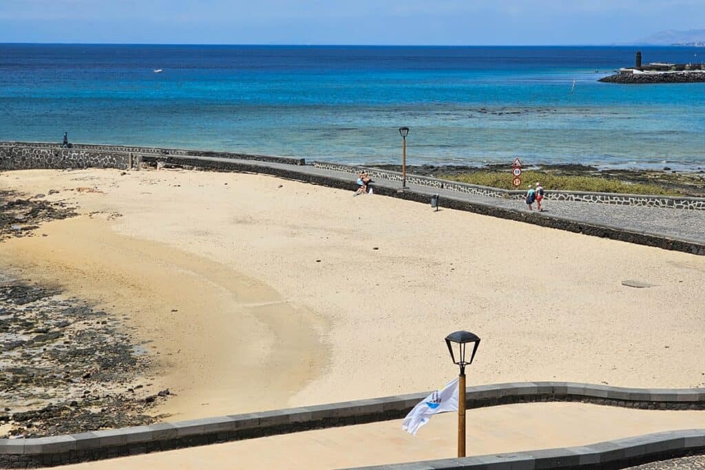 plage de San Gabriel à Arrecife