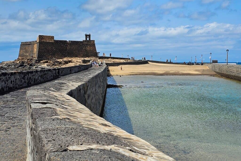 plage du Château à Arrecife