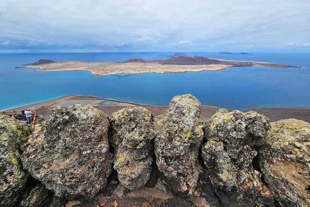 vue sur l'île de la graciosa