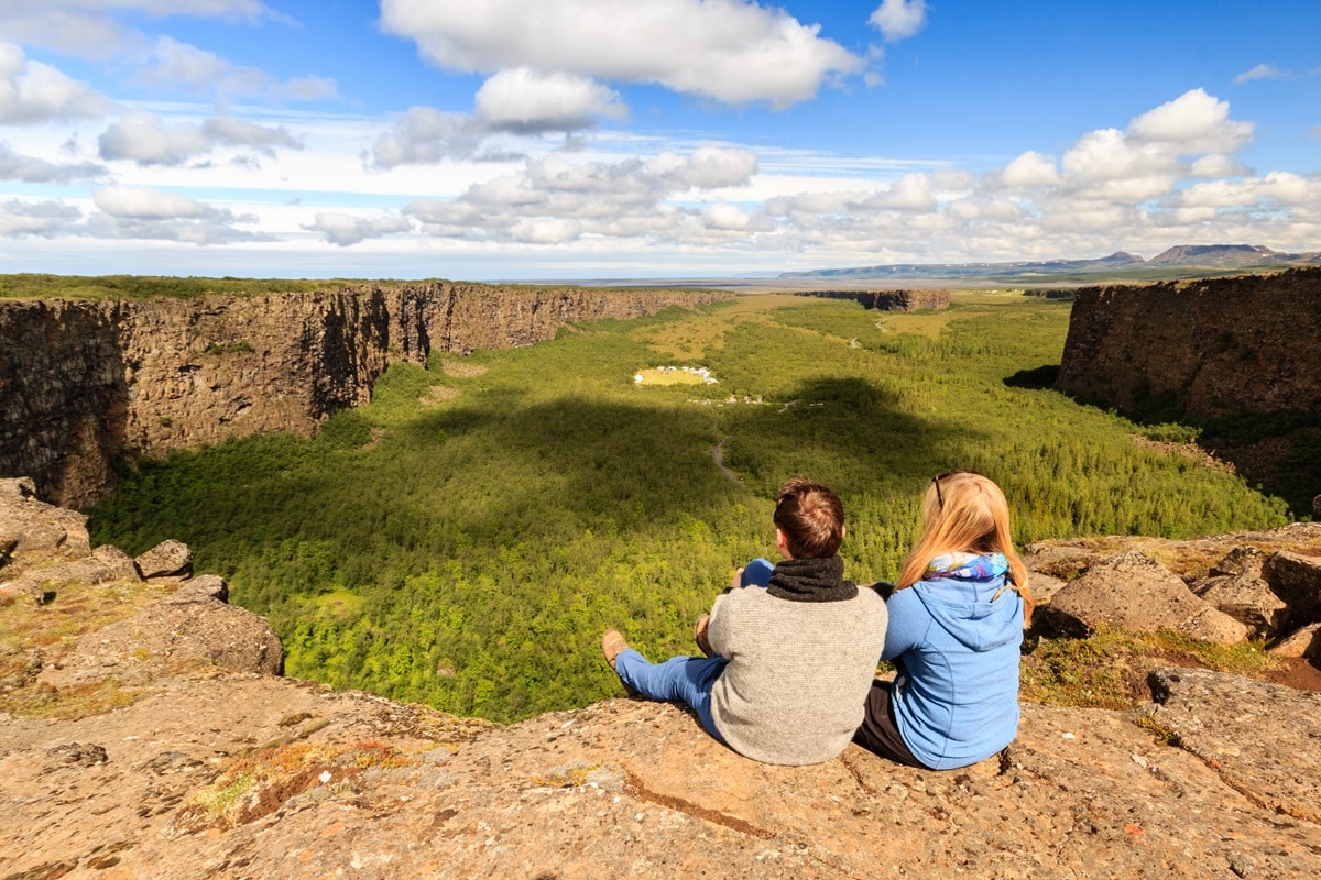 Ásbyrgi : un canyon magnifique en Islande