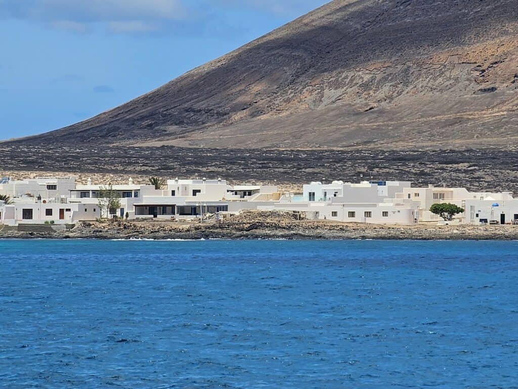 vue sur le village de caleta de sebo