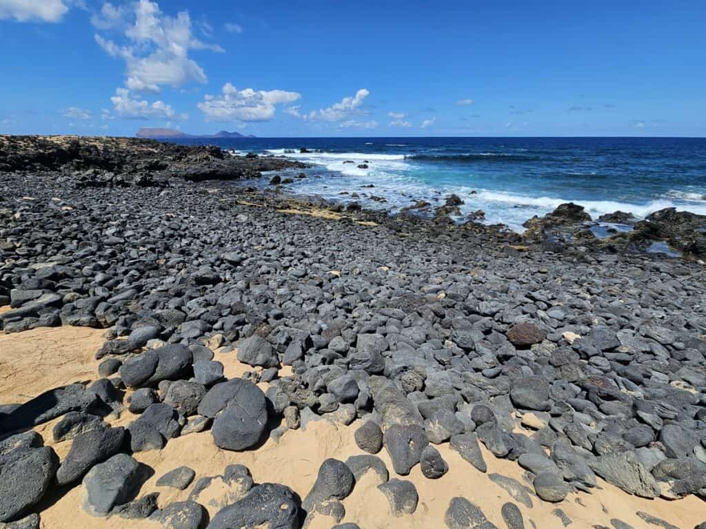 la côte de La Graciosa