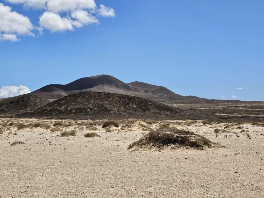 paysage désertique de La Graciosa