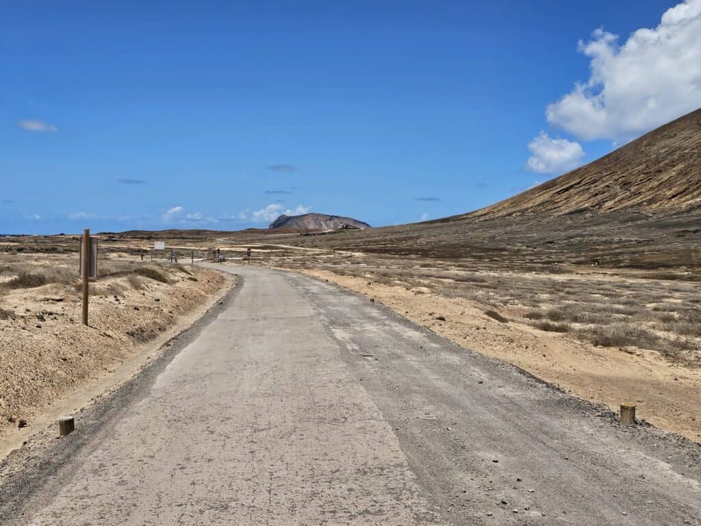 piste à La Graciosa