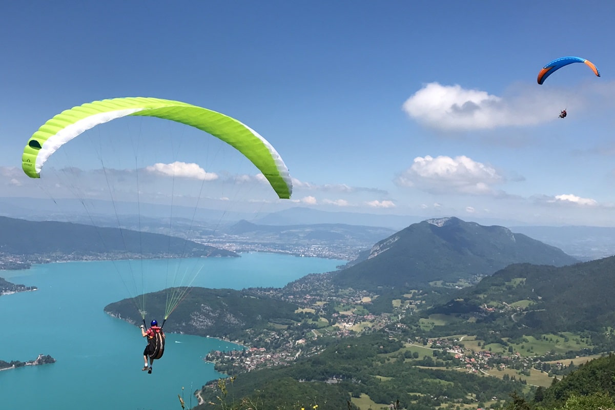 baptême de parapente à Annecy