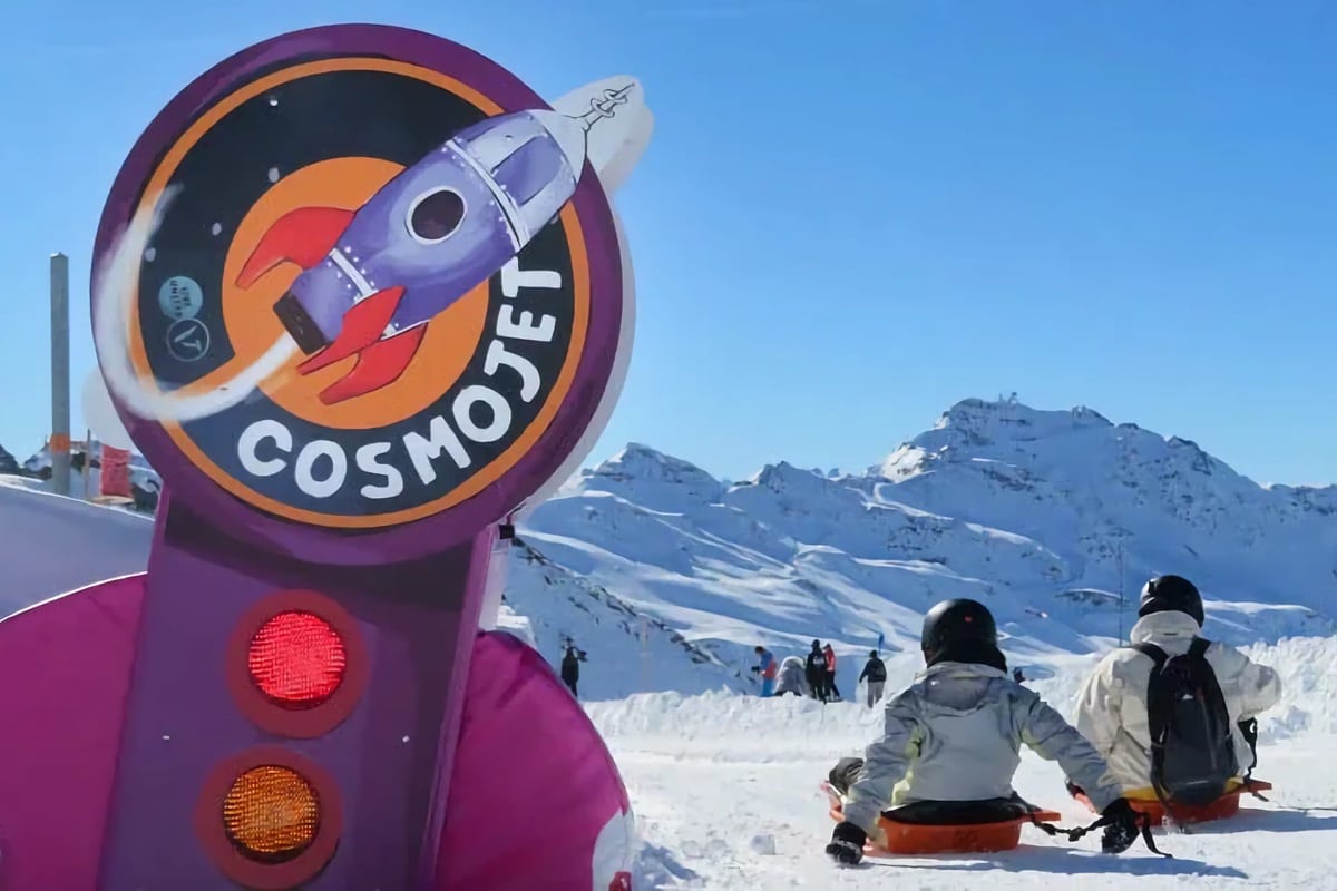 Cosmojet : la plus longue piste de luge en France