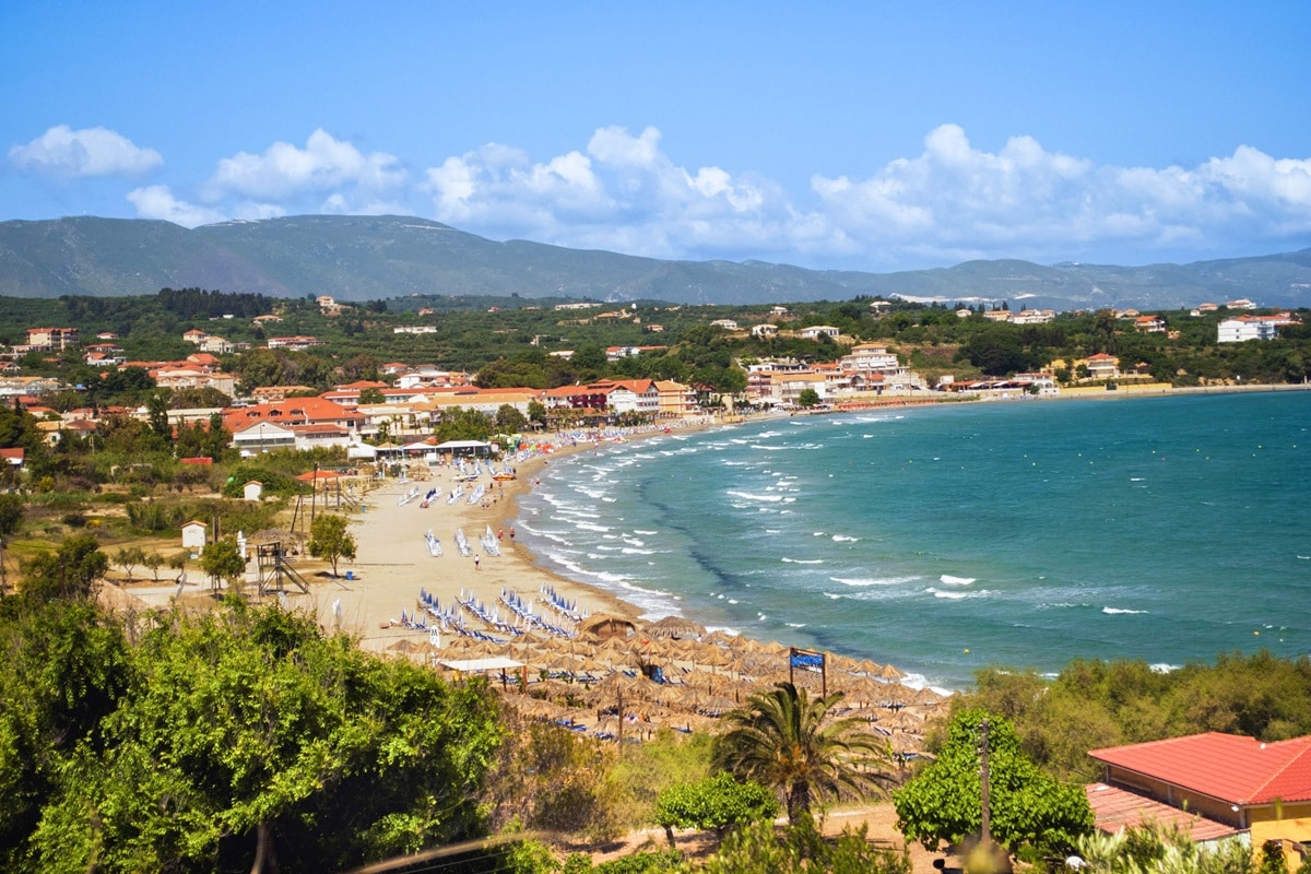 Plage de Tsilivi (Planos) : une très belle plage à l’est de Zakynthos