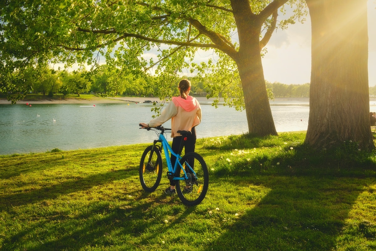 vélo dans la nature