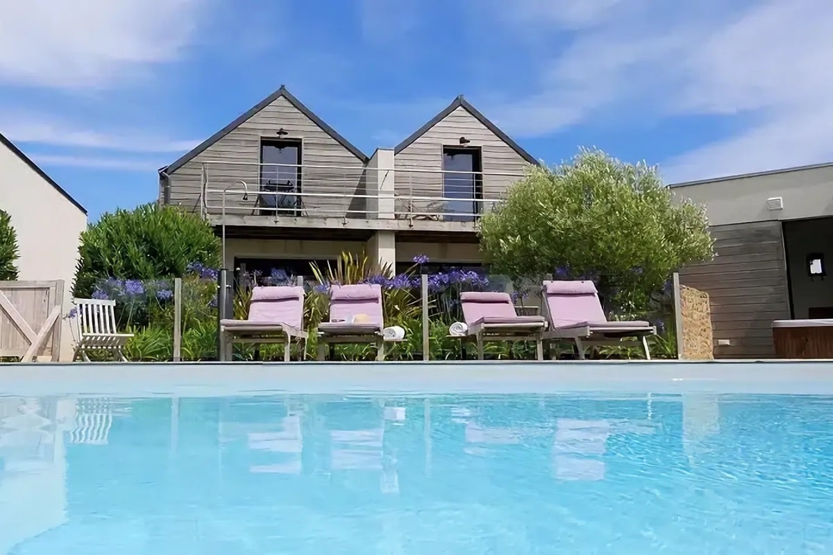 villa avec chambre d'hôtes à Carnac