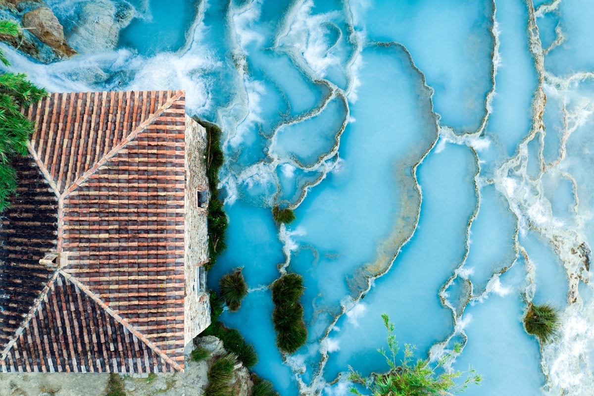 Les cascades du moulin : les thermes gratuits de Saturnia