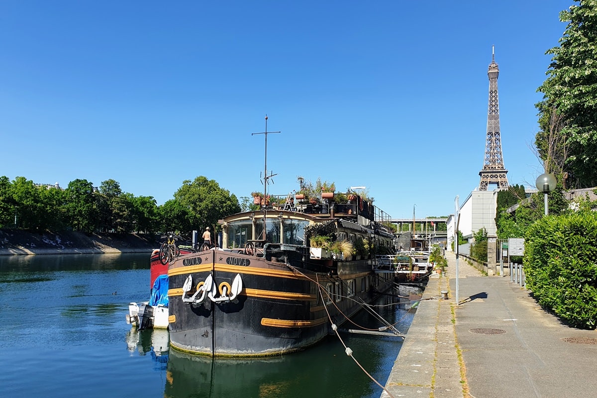 péniche à Paris