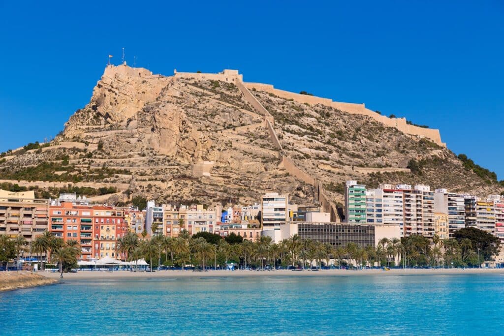 Visite du château d'Alicante