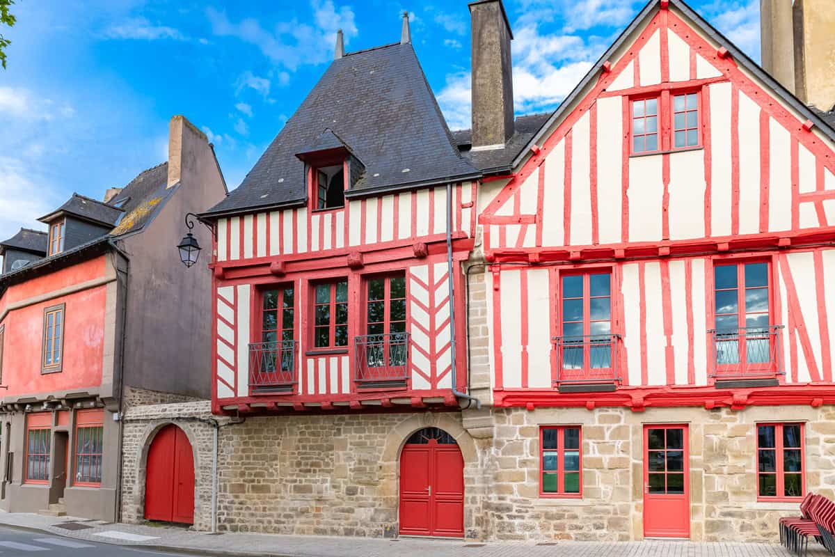 maisons à pans de bois à Vannes