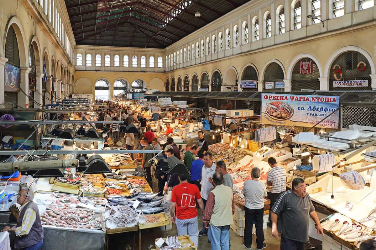 marché central d'Athènes