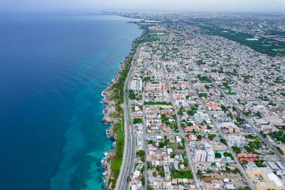 Saint-Domingue vue du ciel