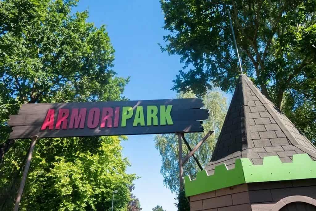 entrée du parc armoripark