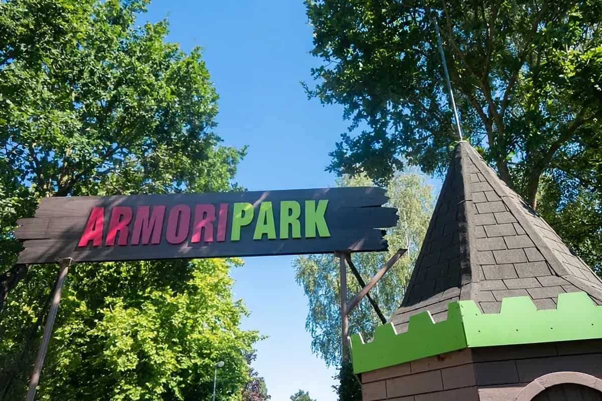 entrée du parc armoripark