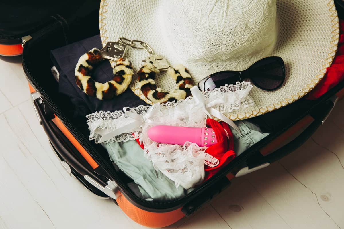 sextoys dans une valise