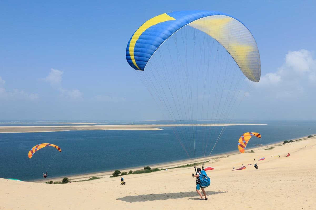 parapente à la Dune du Pyla