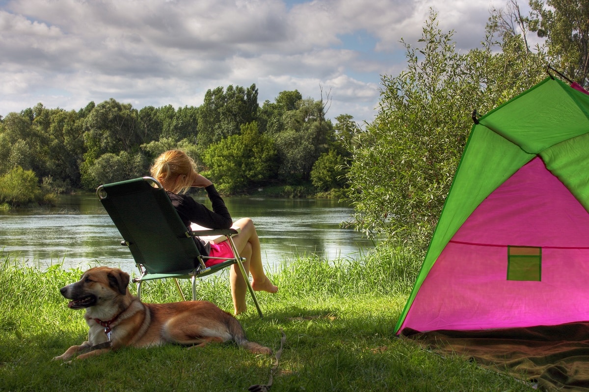 camping bord de rivière