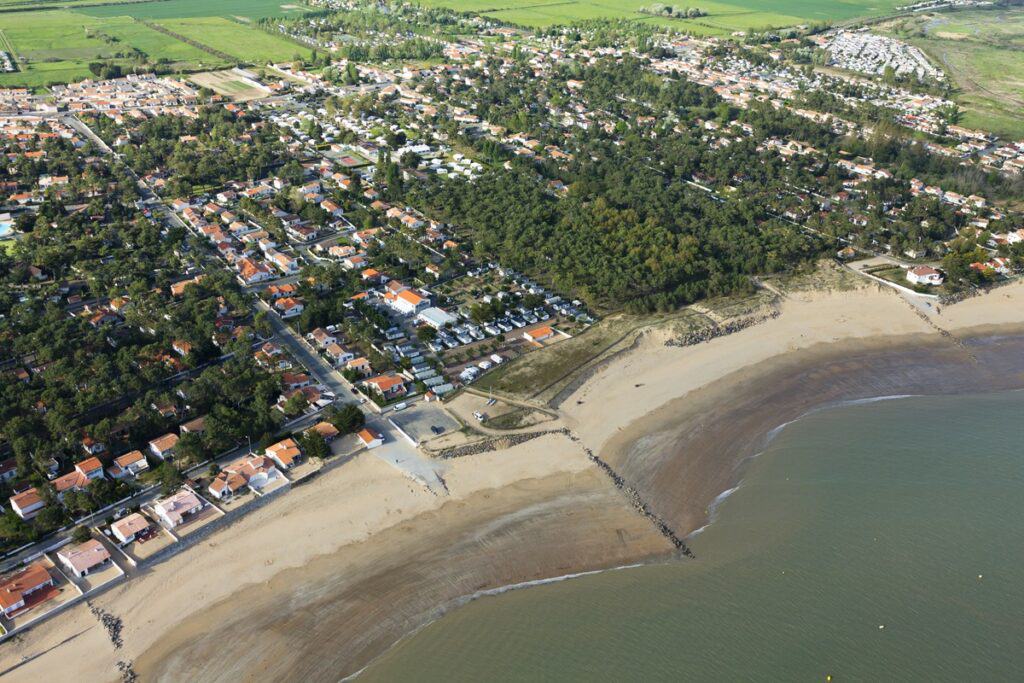 La Tranche sur Mer vue du ciel