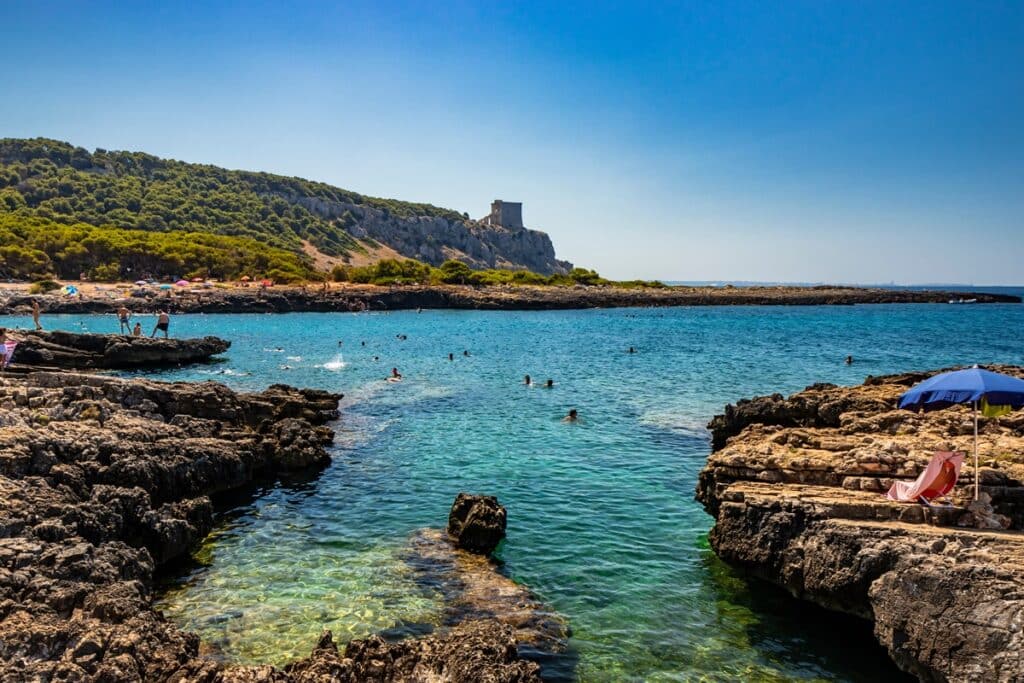 snorkeling à Porto Selvaggio