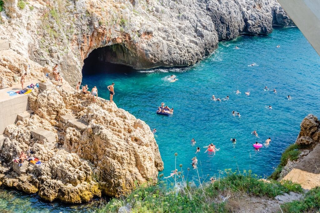 snorkeling dans les grottes de Santa Maria di Leuca