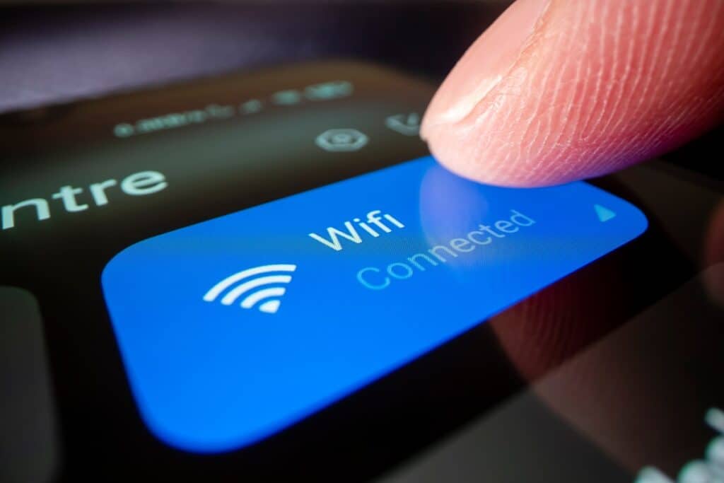 connecter smartphone réseau wifi
