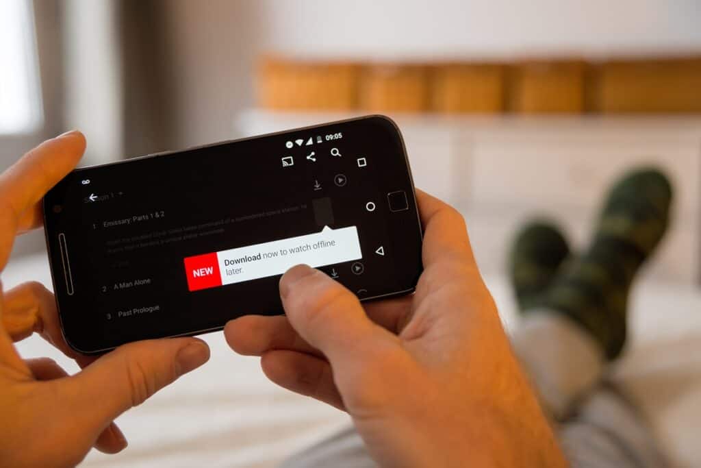 télécharger un film sur un smartphone Netflix