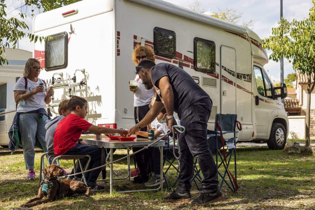 famille camping car