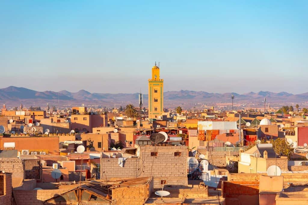 la médina de Marrakech