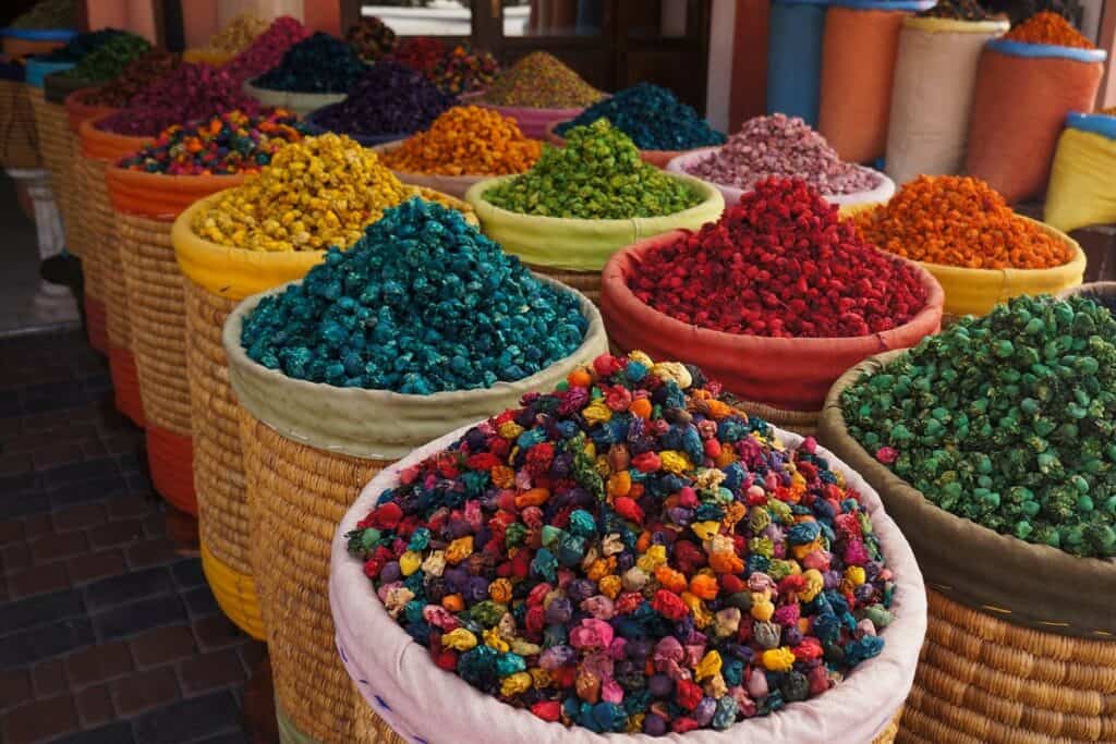 marché aux épices de Marrakech
