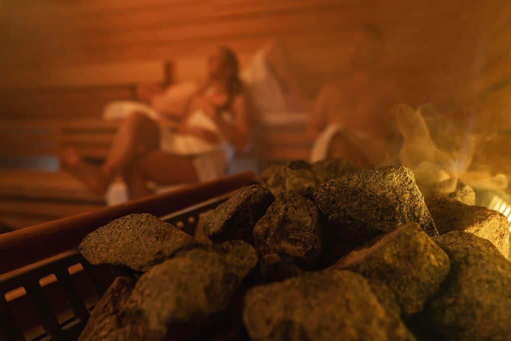 sauna finlandais traditionnel