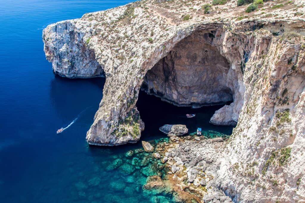 Grotte bleue à Malte