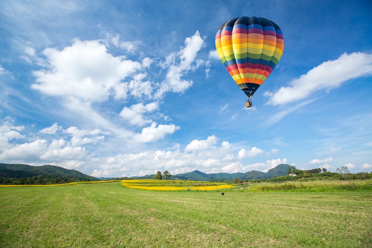 Montgolfière en Normandie