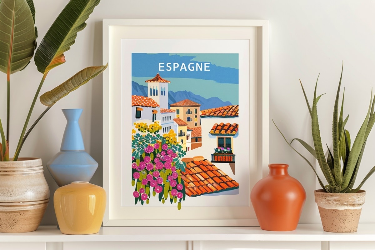 Quelle est l’utilité des affiches de voyage décoratives sur le thème de l’Espagne ?