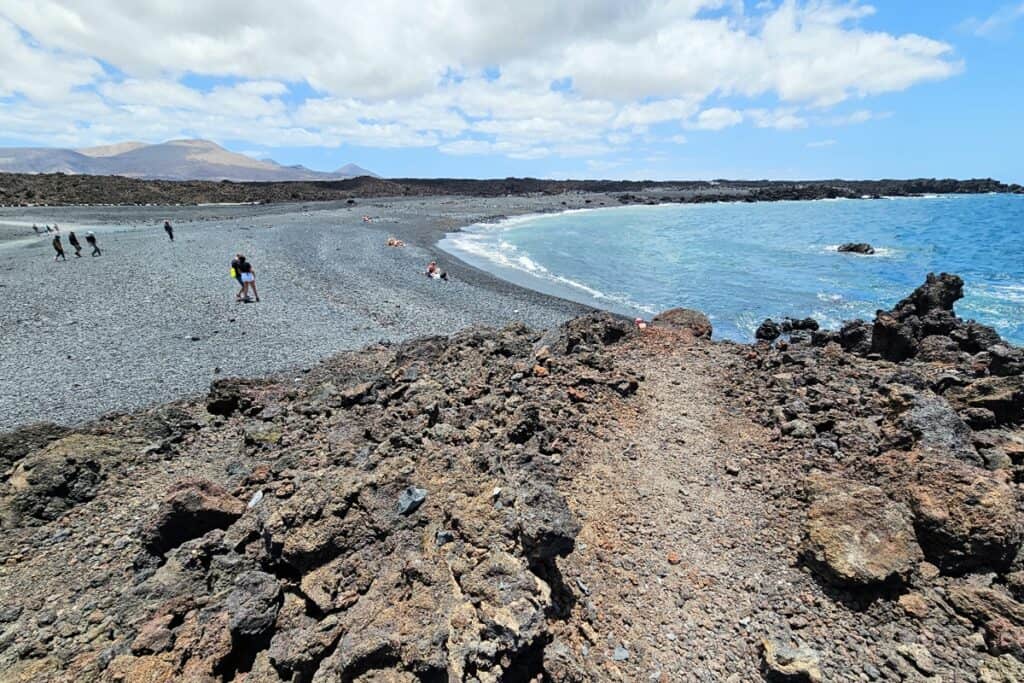 Plage de Montaña Bermeja