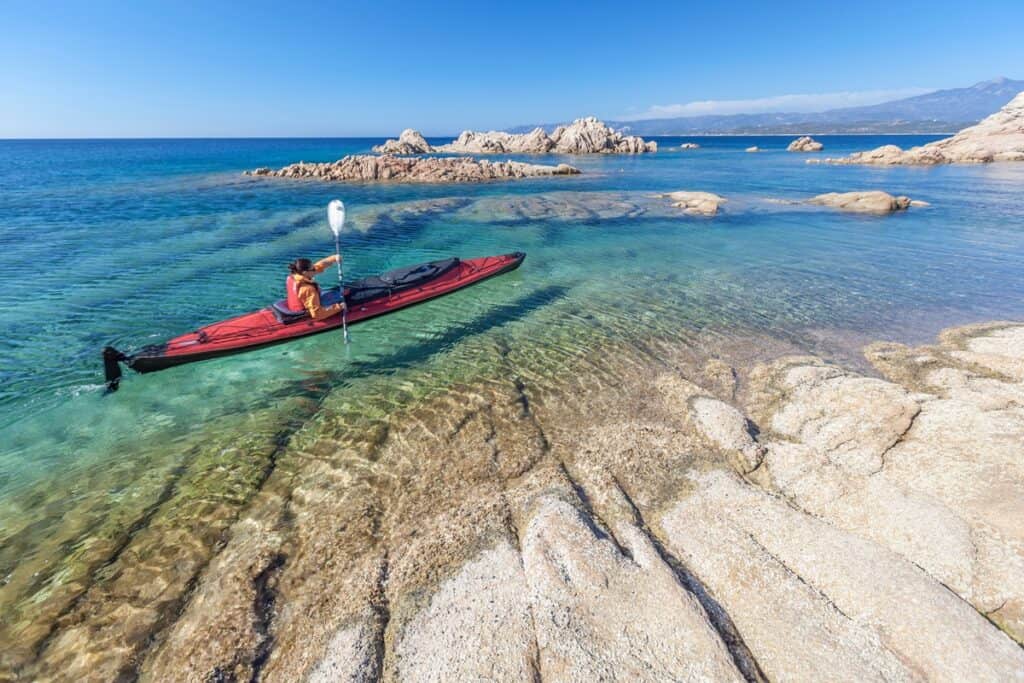 kayak en Corse