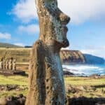 moai sur l'île de Pâques