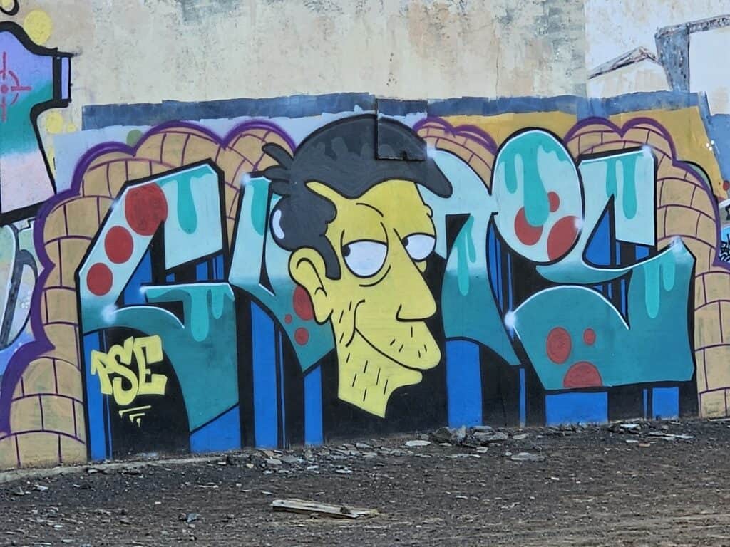 graffiti simpson