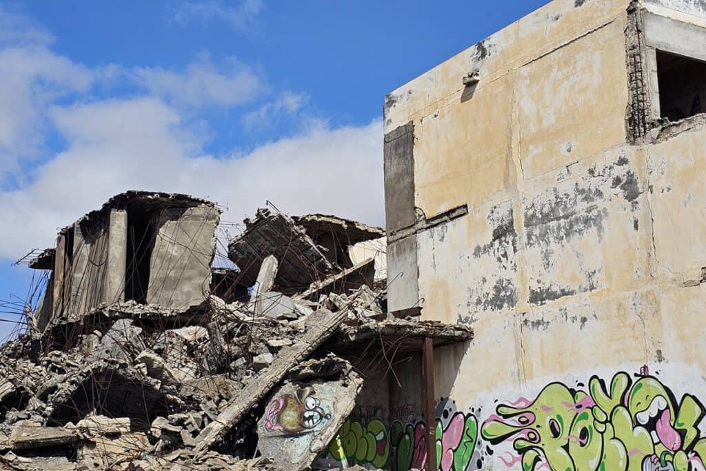 hôtel abandonné de Los Charcones