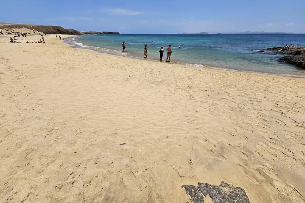 playa mujeres Lanzarote Papagayo