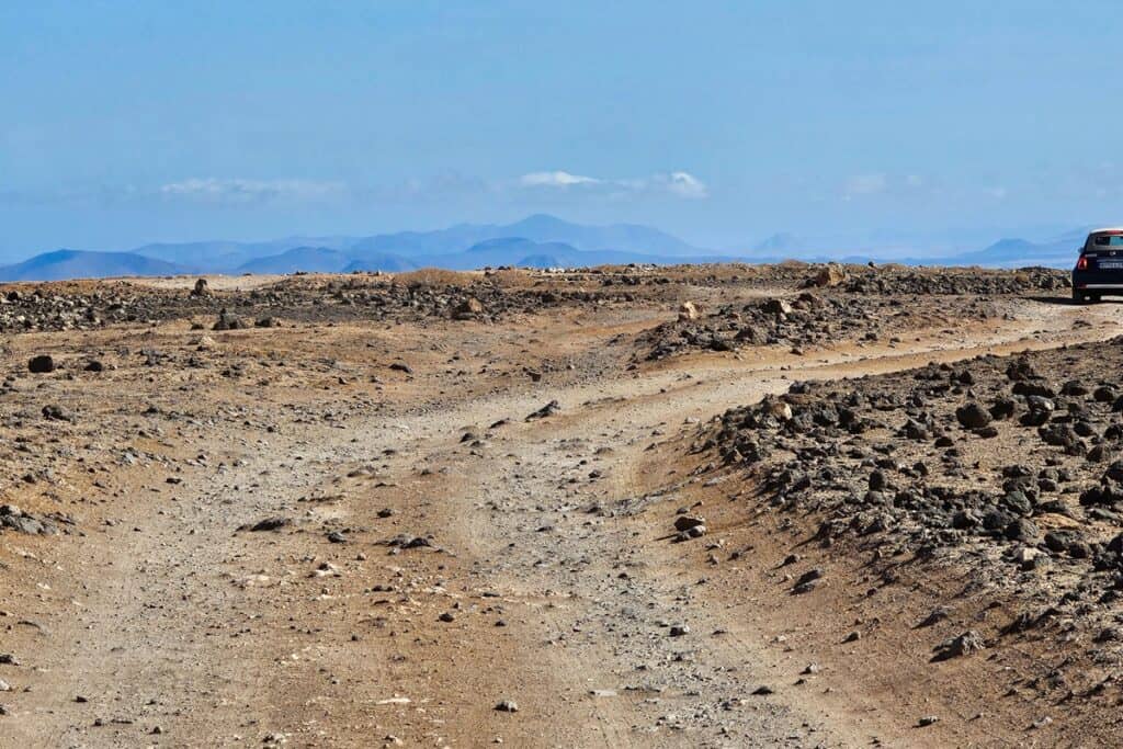 sentier vers Los Charcones