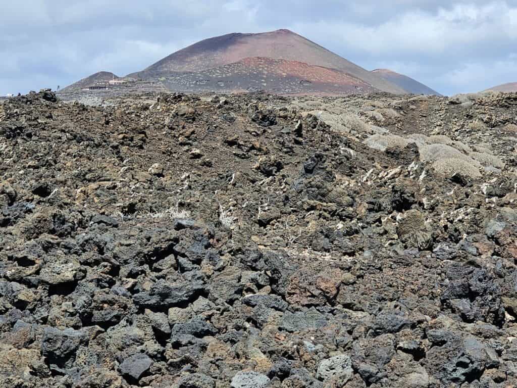 vue sur un volcan