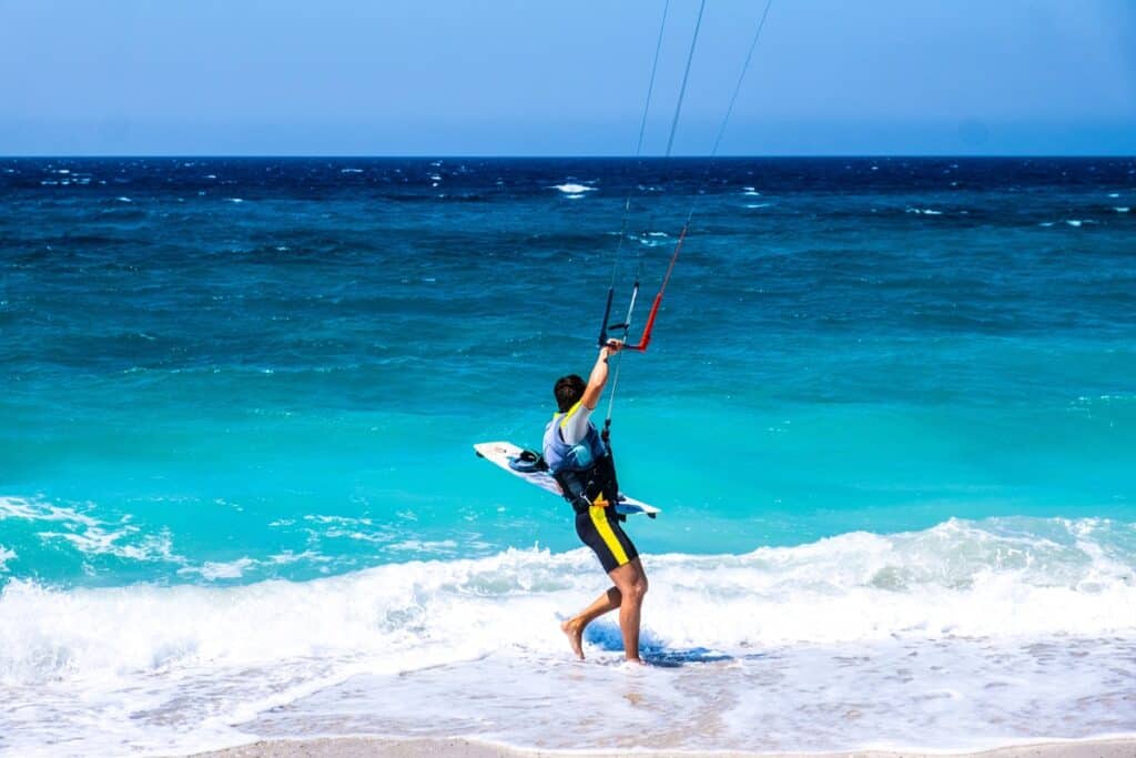 kitesurf en Grèce