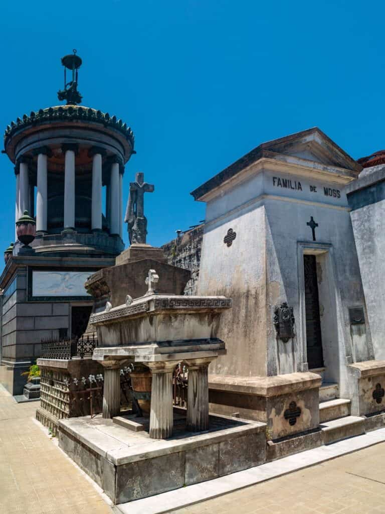 cimetière de Recoleta à Buenos Aires