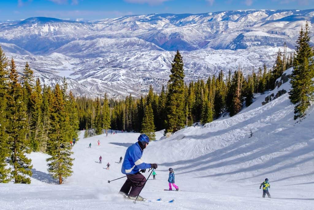 skier à Aspen, Colorado