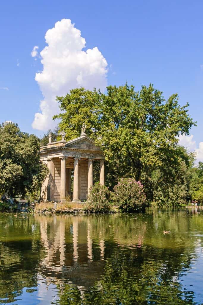 lac de la villa Borghese