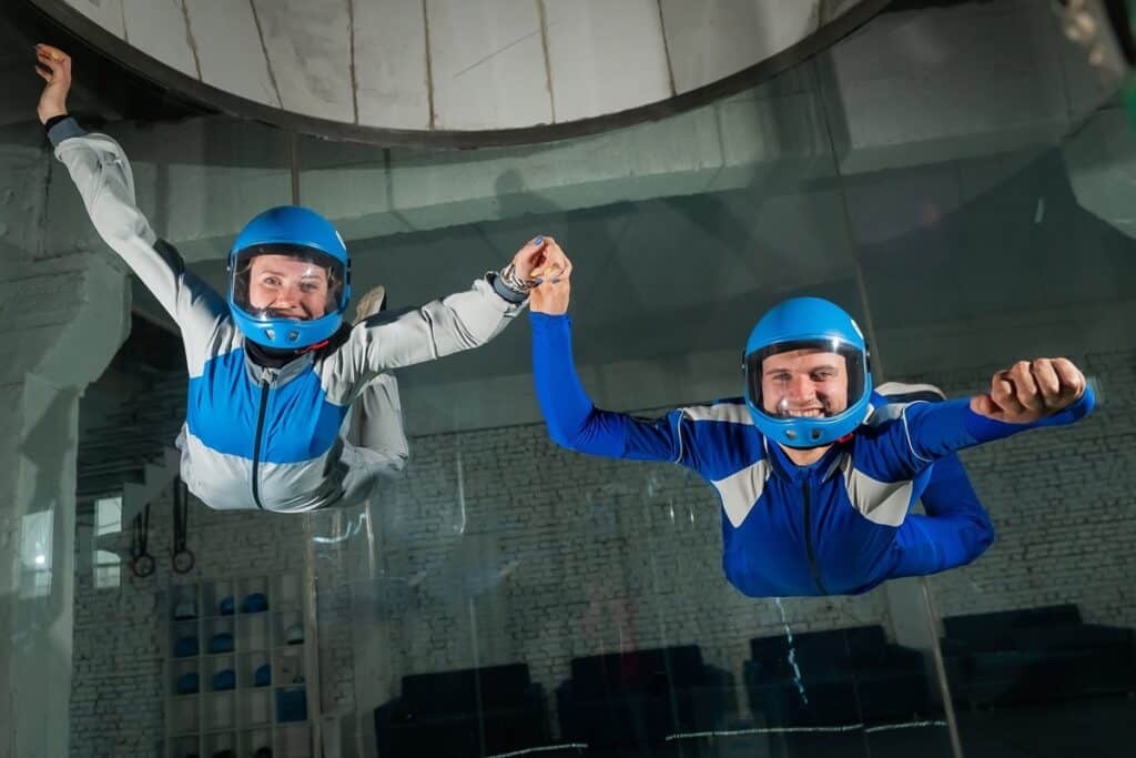 simulateur de chute libre