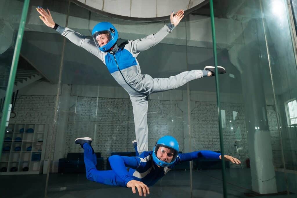 simulateur de chute libre